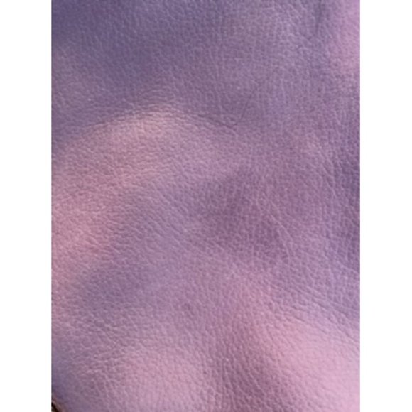 *B Makowsky Shoulder Bag Purple Leather Satchel - Picture 10 of 12